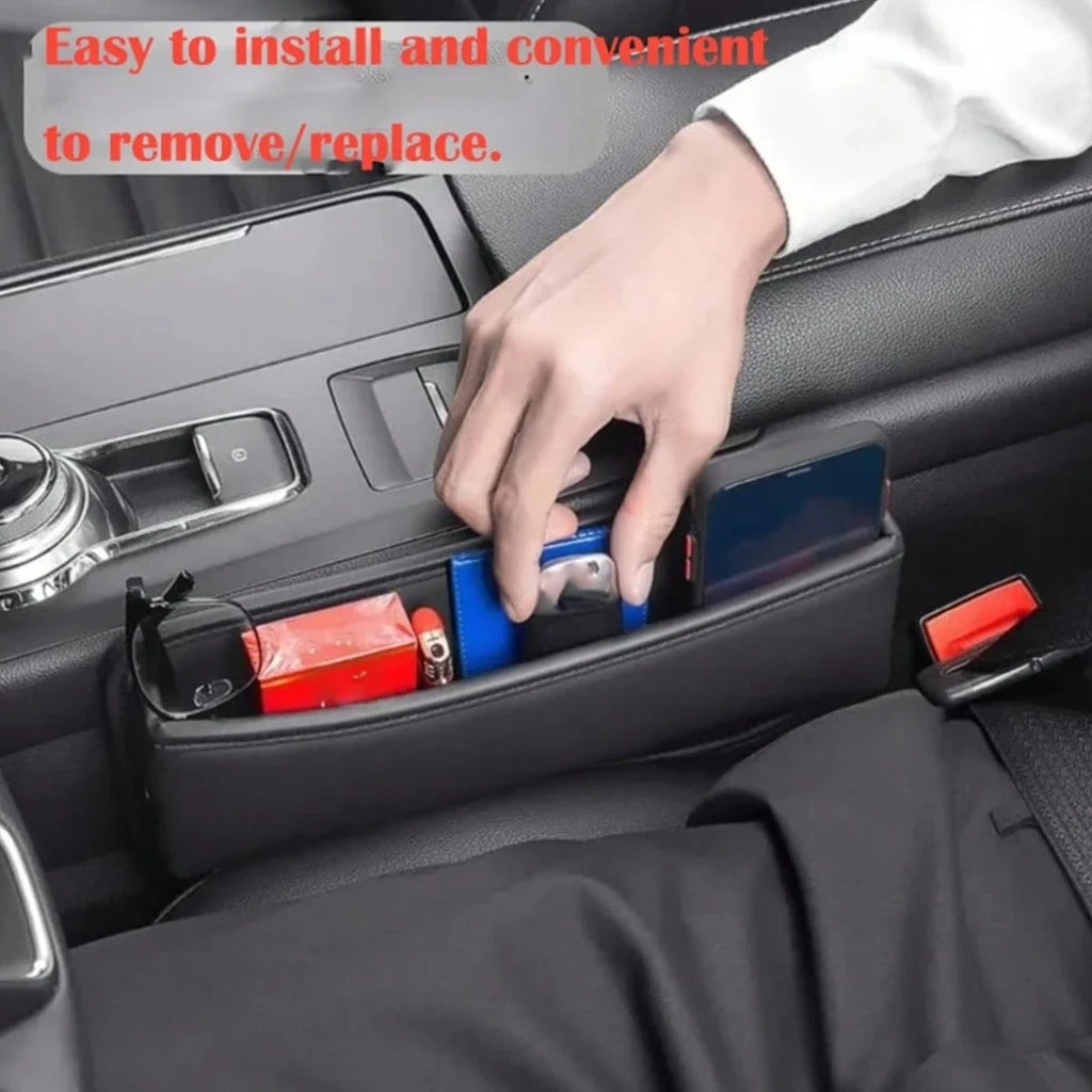 Car Seat Gap Filling Material, Car Seat Leather Storage Box, Cup Holder, Adjustable Seat Storage Box