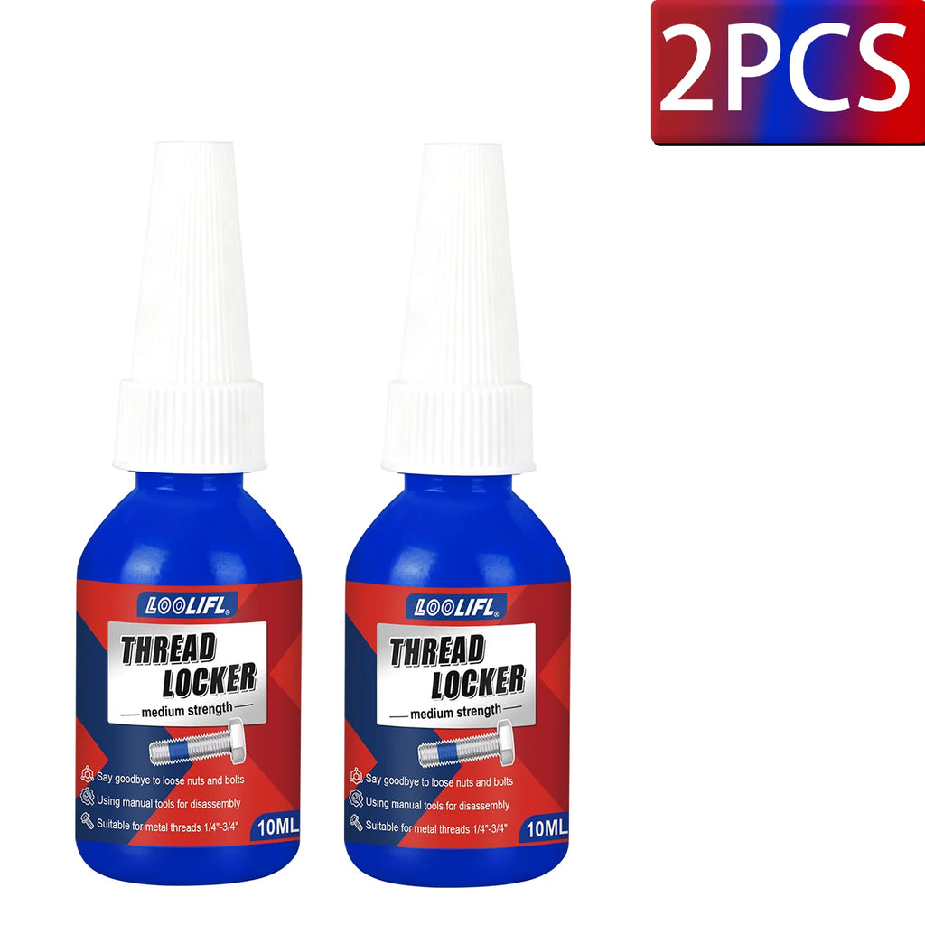 50ML 5PCS Threadlocker Screw Glue Quickly Cured Thread Locking Agent Anaerobic Adhesive Corrosion-Resistant Anti-Loosening Glue