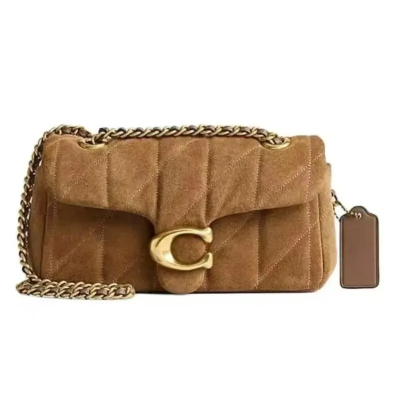New high quality diamond pattern chain bag, shoulder strap messenger bag, small square bag