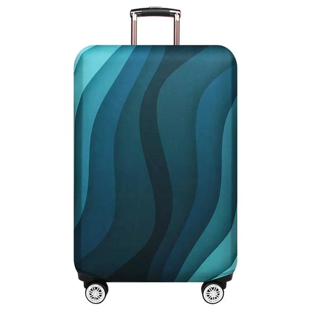 Luggage Cover Luggage Compartment Stretch Fabric Suitcase Protector Baggage Dust Case Cover for18-32 Inch Durable Travel Case