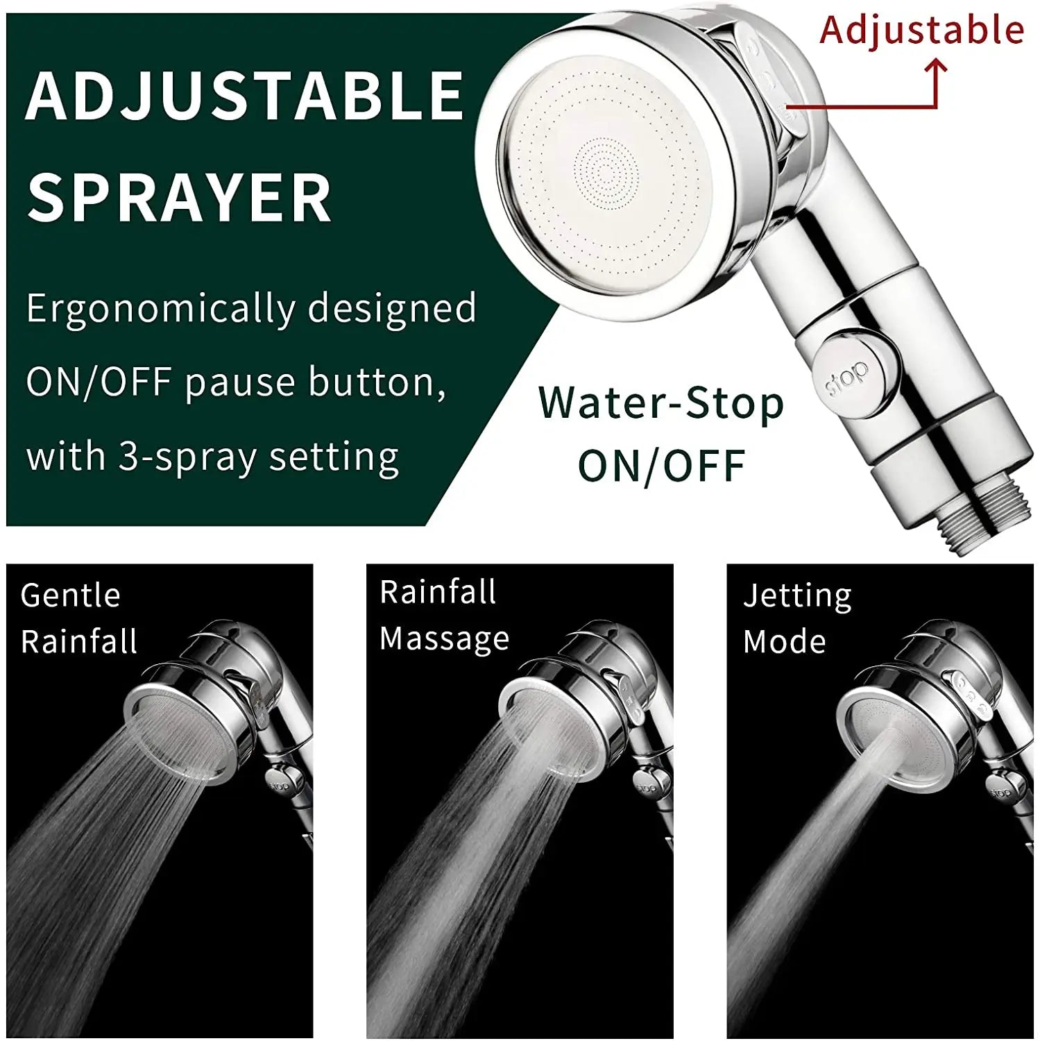 Shower Faucet Set Hose Handheld Shower Head Spray Tap Extender Sprayer Sink Booster Shower Bathroom Hair Washing Artifact Faucet