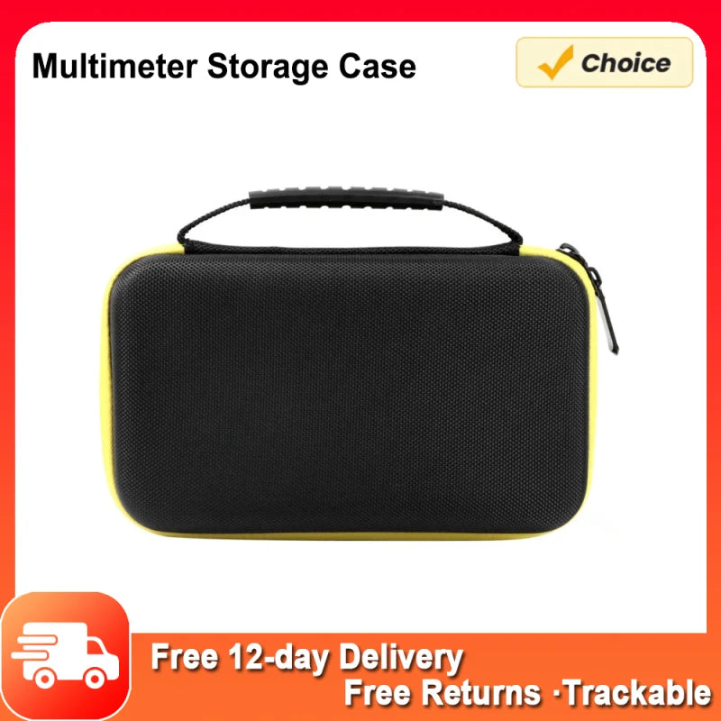Multimeter Storage Case Carrying Storage Bag for Multimeter Protective Hard Case Replacement for Fluke F117C/F17B+/F115C