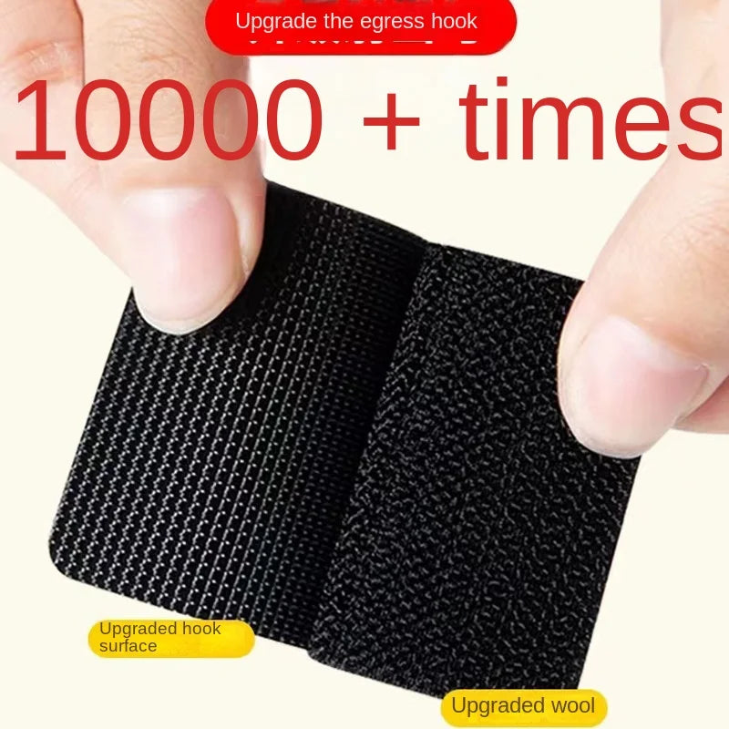 Wholesale Double Sided High Adhesive Fixed Stickers Car Accessories Hook-and-loop Fastener Self-adhesive Attaches Scratch Strap