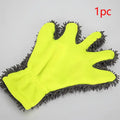 Automobile Cleaning Tools 1 2 Pack Microfiber Car Wash Gloves Sponges for Vehicle Detailing Home Washing