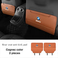 PU leather Car Seat Anti Kick Pad For BMW M M3 M4 M5 E46 E90 E92 F15 F20 F07 F40 F30 G30 G01 G02 G05 Protect Cover Storage Bag