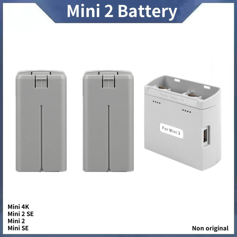 For Mini 2 Battery 2250mAh Flight Time 31 Minutes Compatible Mini 4K/Mini 2SE Series Intelligent Flight Battery Fly More Kit New