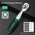 72-Tooth Quick Release Ratchet Wrench- Multi-Function Hand Tool for Auto Repair & Maintenance