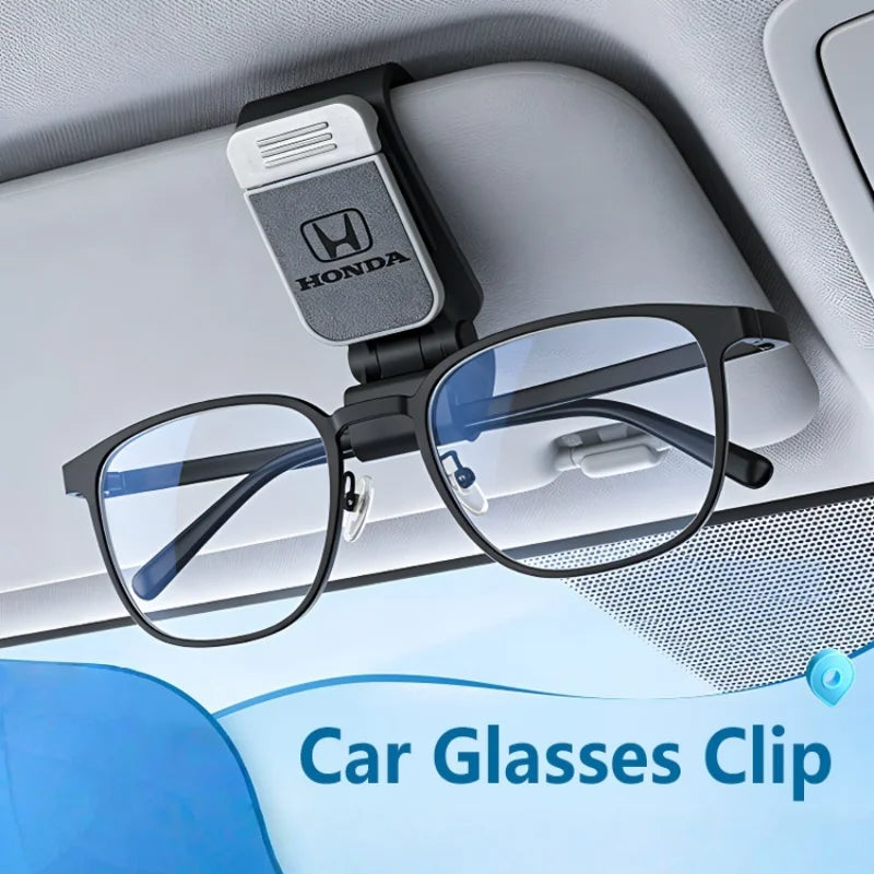 1pc Multifunctional Car Sun Visor Glasses Clip Ticket Holder Sunglasses Storage Organizer Bill Card Receipt Clamp Universal