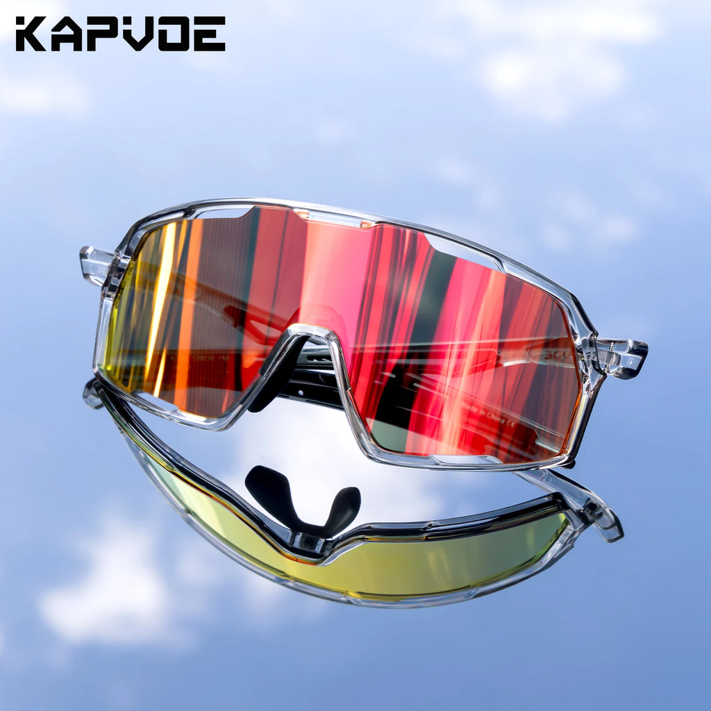 SCVCN Outdoor Hiking Eyewear Cycling Glasses Bike Racing Camping Sunglasses Baseball Equipment UV400 Bicycle Sports Accessories