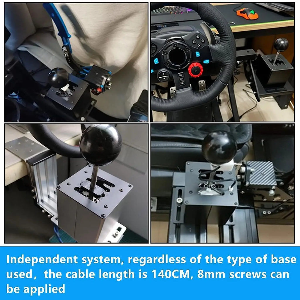 USB H Gear Shifter for PC Sim Racing Game Logitech G27 G29 G25 G920 T300RS/GT