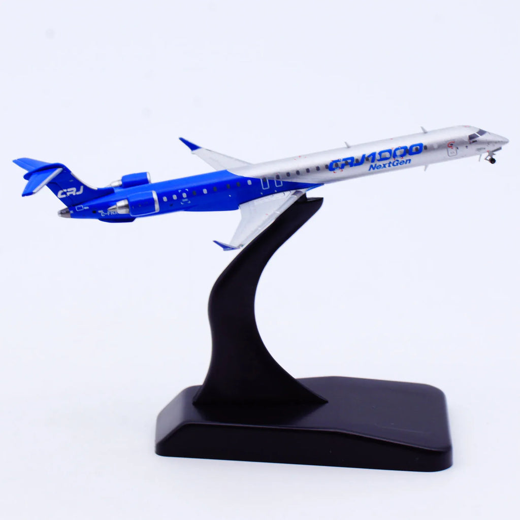 LH4407 Alloy Collectible Plane Gift JC Wings 1:400 Bombardier CRJ-1000 [House Color] Diecast Aircraft Jet Model C-FNXG