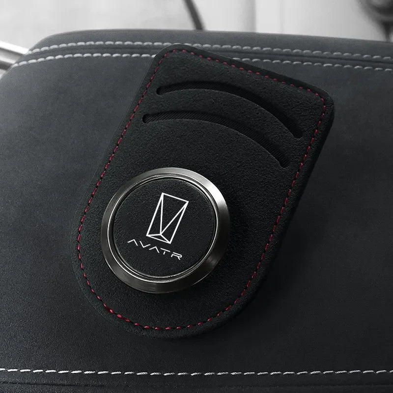 Muhen Suitable for Avatr 11 12 06 07 Car Glasses Clip Car Suede Alcantara Sunglasses Storage Clip