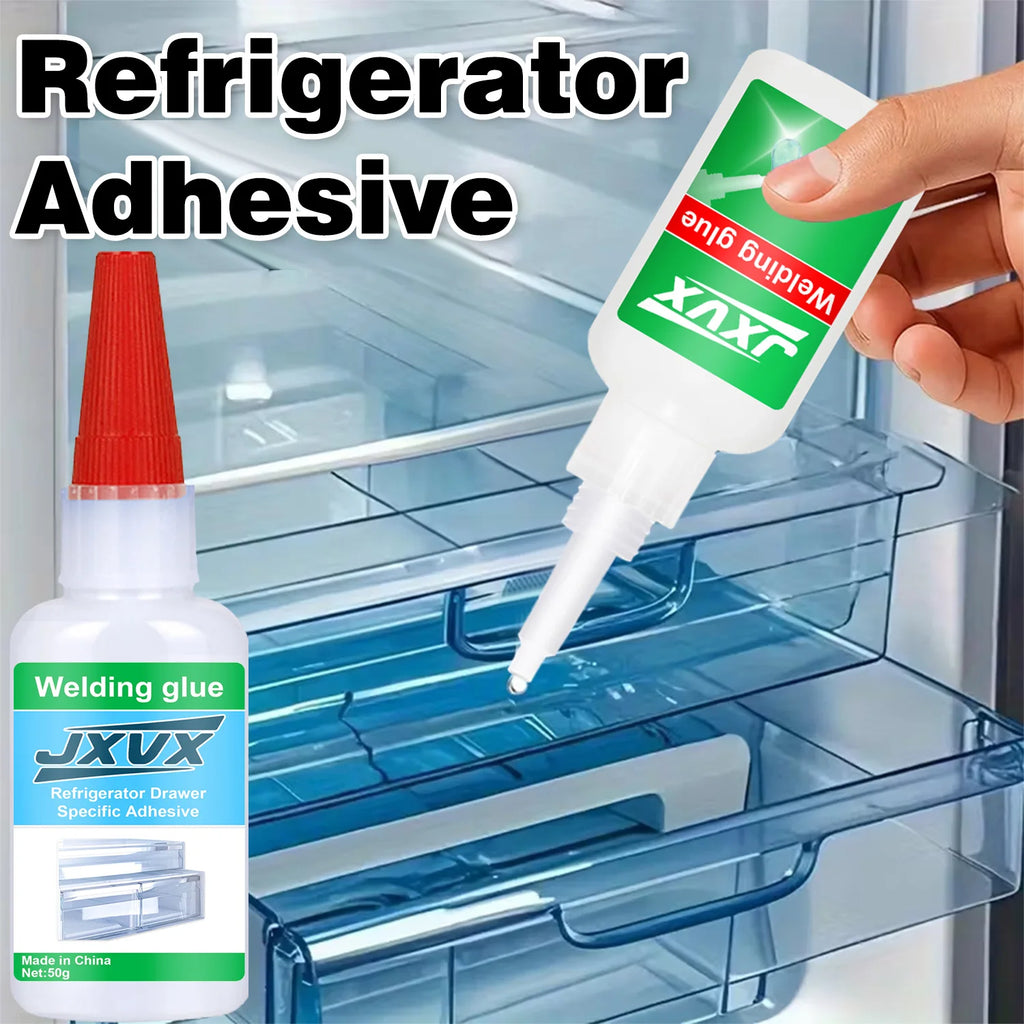 50g Oily Glue Original Welding Super Strong Refrigerator Adhesive Quick-drying Liquid Sealer Universal Strong Waterproof Welding Sealant With precision dispenser 1-5pcs.