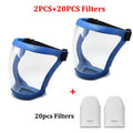 Protection Mask Splashproof Transparent Facial Protector Face FaceMask Protective Outdoor Safety Mask Head Cover Work Protection