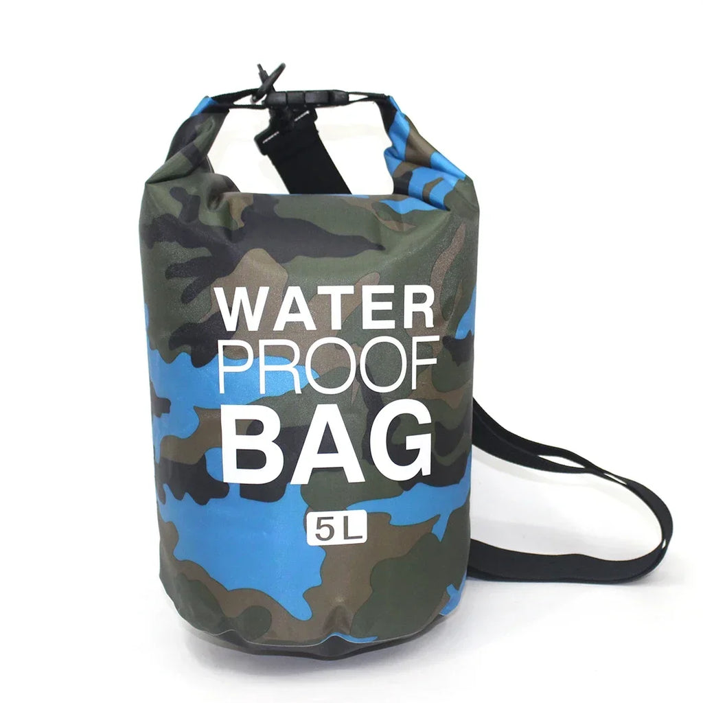 Men's and women's waterproof bags, outdoor sports bags, suitable for swimming, boating, kayaking, rafting and traveling