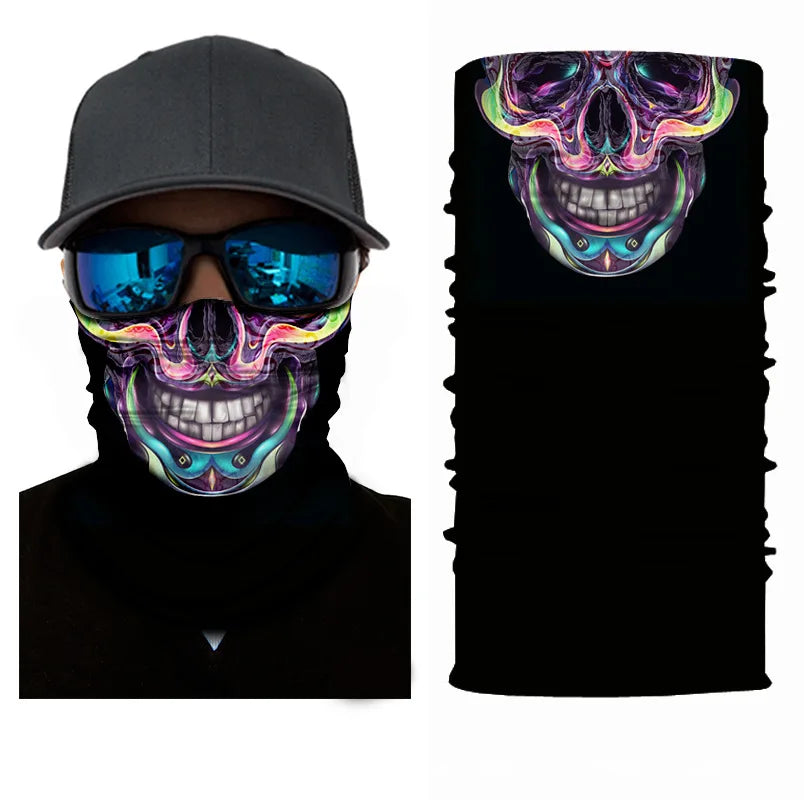 Bicycle Bandana Scarf Seamless Tactical Neck Cover Cycling Ski Face Mask Balaclava for Men Motorcycle Hiking Fishing Snowboard