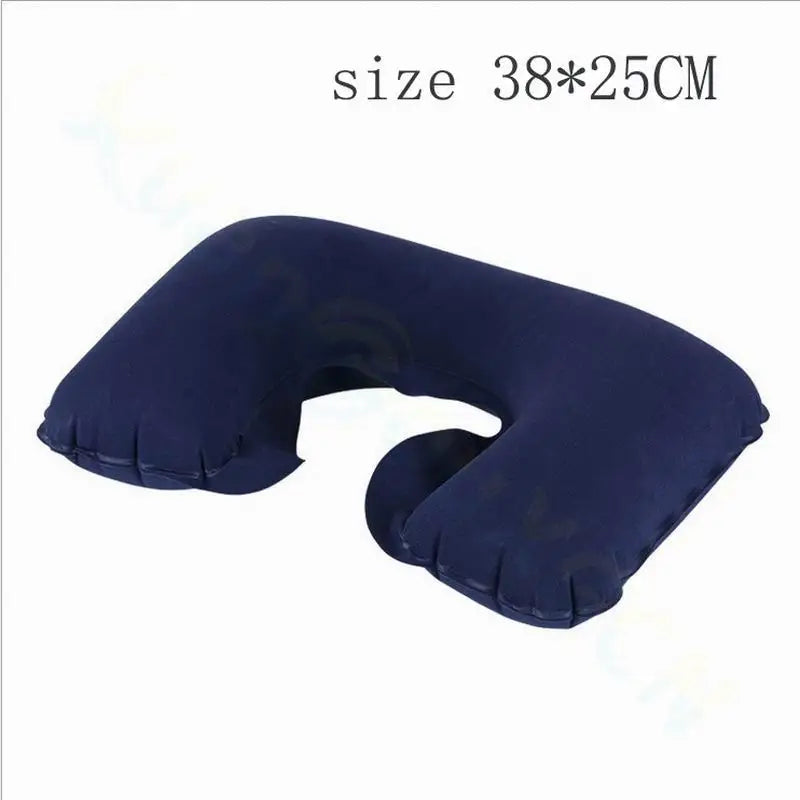 1pcs Functional Inflatable Neck Pillow Inflatable U Shaped Travel Pillow Car Head Neck Rest Air Cushion for Travel Neck Pillow