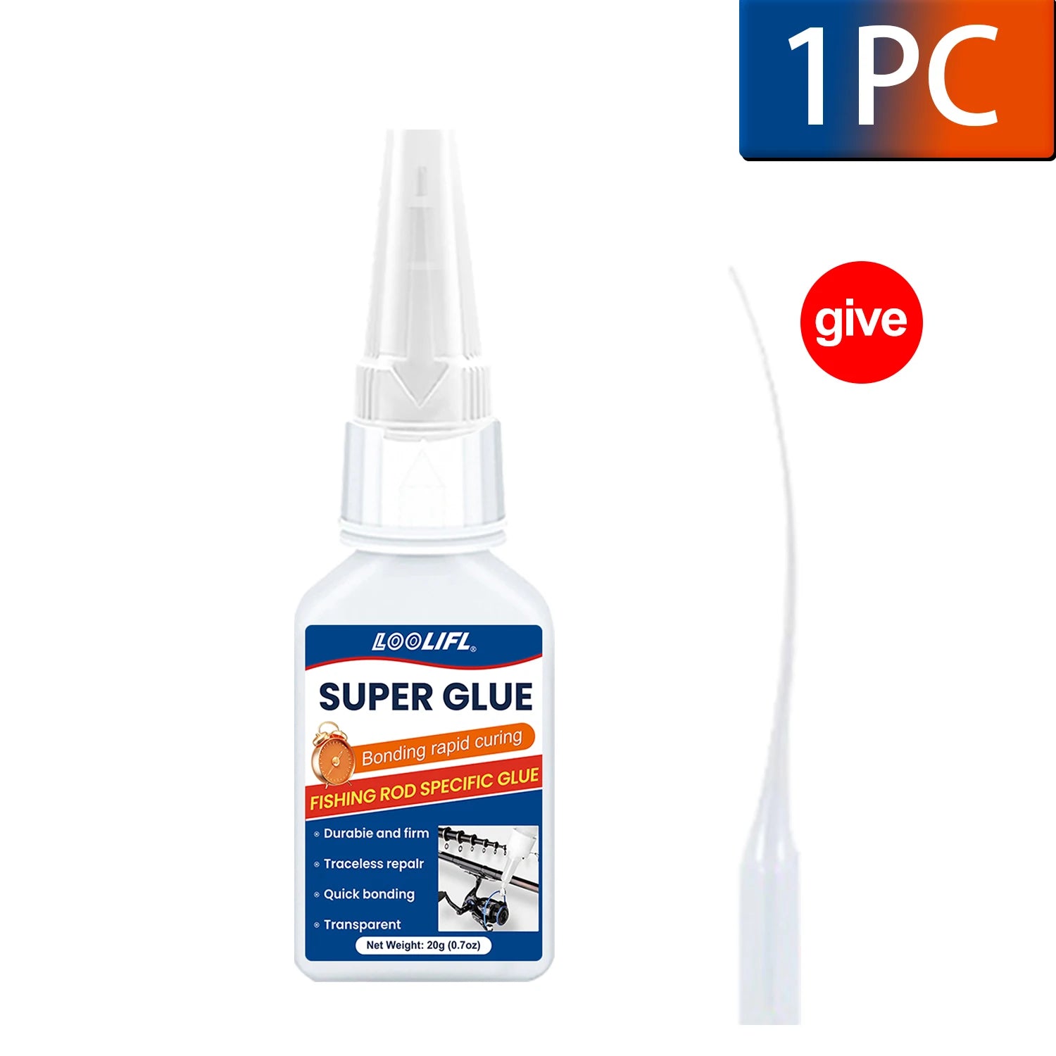 Super Glue extra strong 20g Universal Quick-drying Instant Cyanoacrylate Adhesive Leather RubberWood Metal Bond Liquid Glue Tool