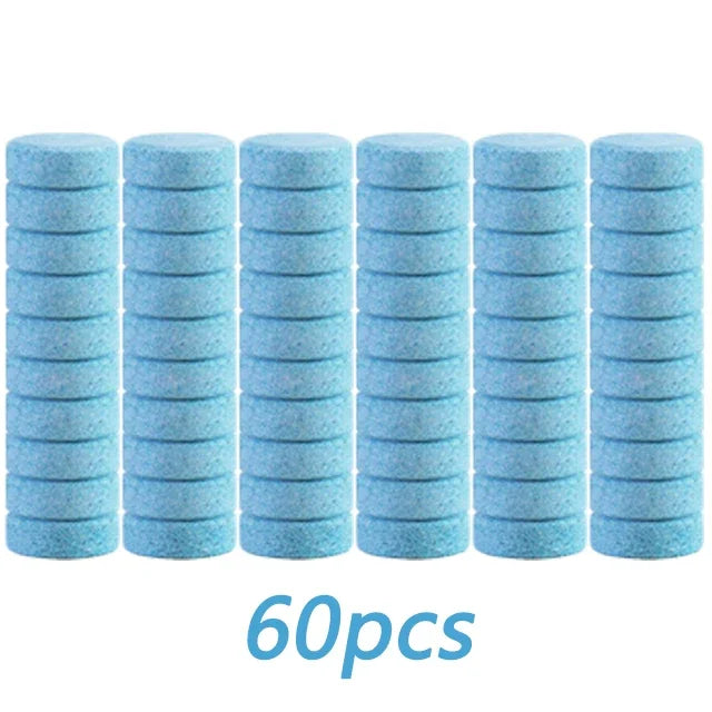 20/40/60Pcs Car Effervescent Washer Tablet Solid Washer Agent Auto Windscreen Washing Tablet Car Cleaning Tools Auto Accessories