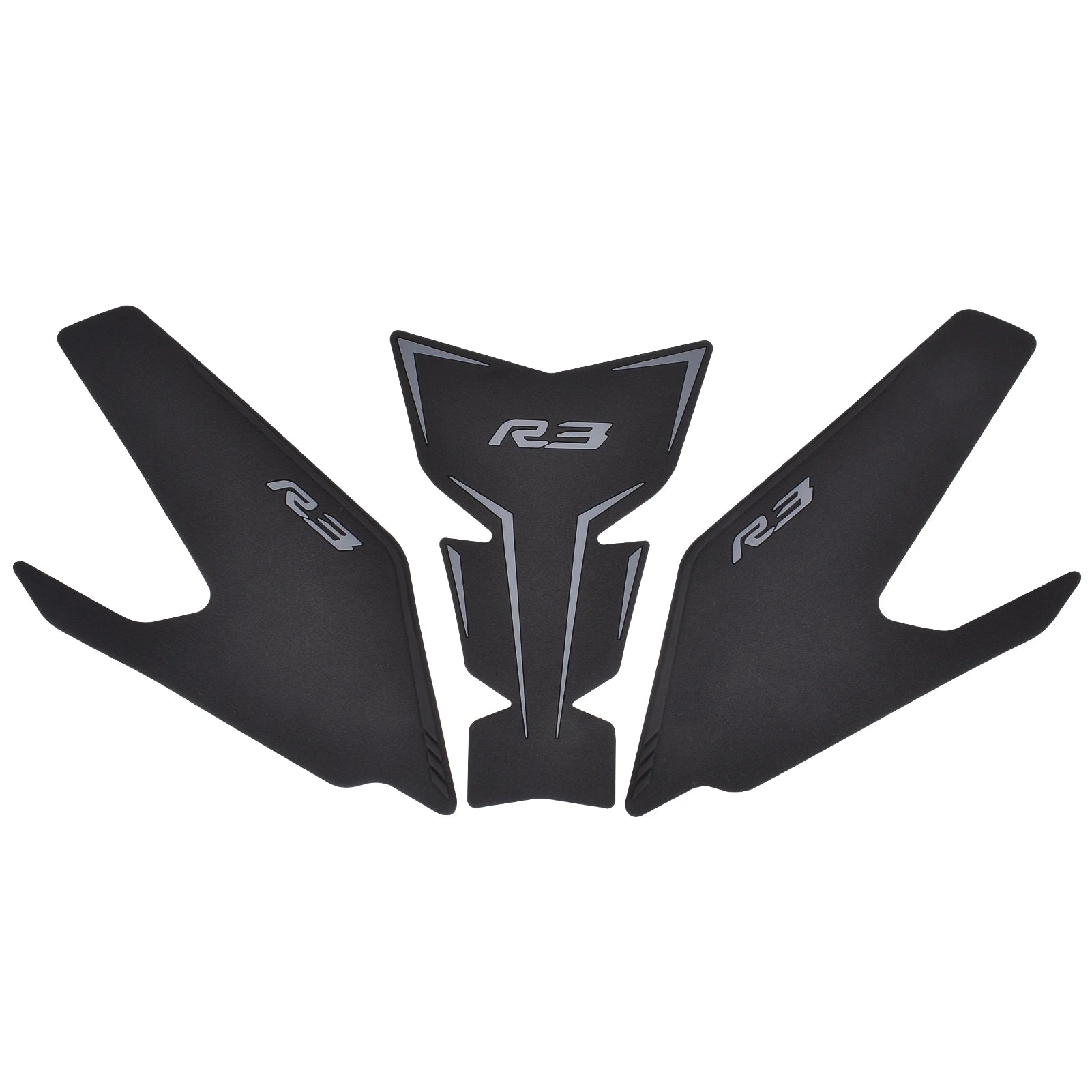 For YAMAHA YZF R3 YZF-R3 2019-2025 2023 Tank Pad Motorcycle Side Grips Gas Fuel Oil Kit Knee Stickers Decals Protector Sticker