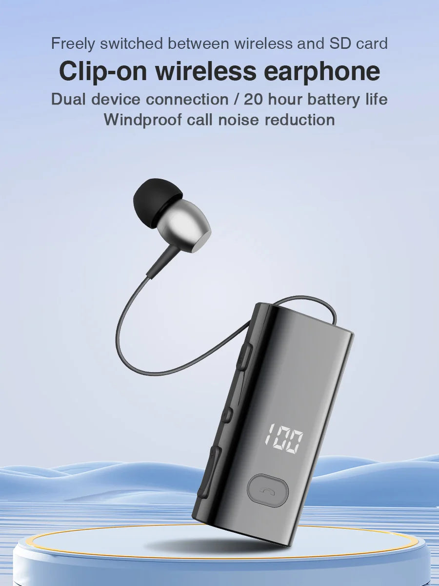 PK F920 R11 K55 Dual mode F908 Bluetooth earphones with TF memory card slot V5.4 stable high-definition sound quality MP3