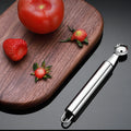 Tomato Corer Remover Strawberry Stem Remover Tool Portable Stainless Steel Tomato Stem Remover Vegetable Fruit Stem Remover