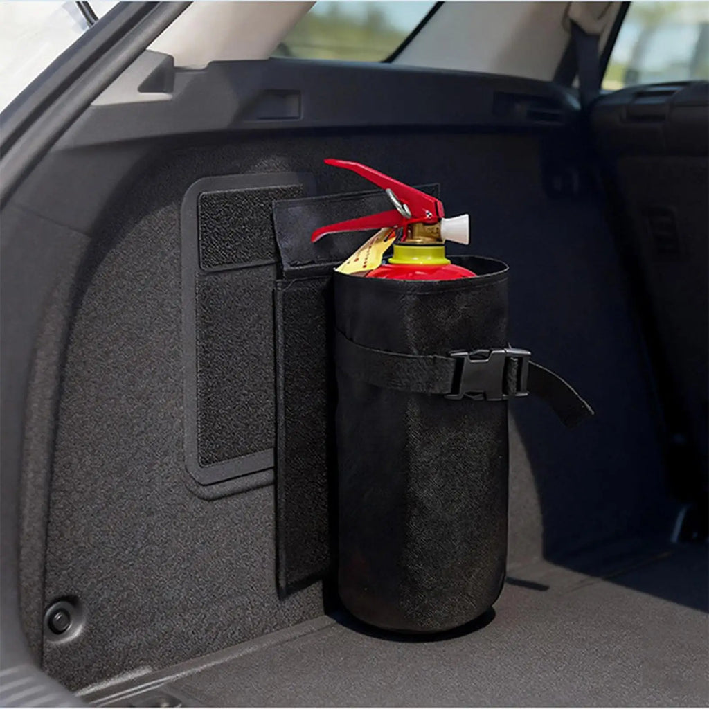 Fire Extinguisher Car Mount Holder Vehicle Safety Accessory Adjustable Anti Vibration Bracket for Boat Truck Offroad Trailer