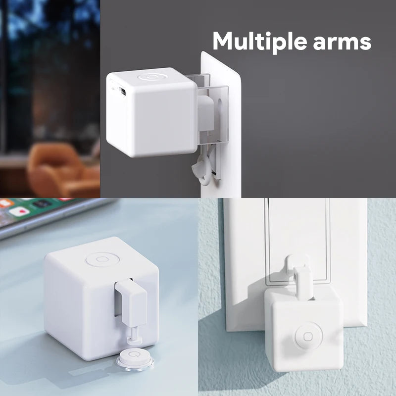 Tuya Smart Touch Finger Robot ZigBee 3.0 Chargeable Switch Button  Pusher Bot Remote Control App Support Alexa Google Home Alice