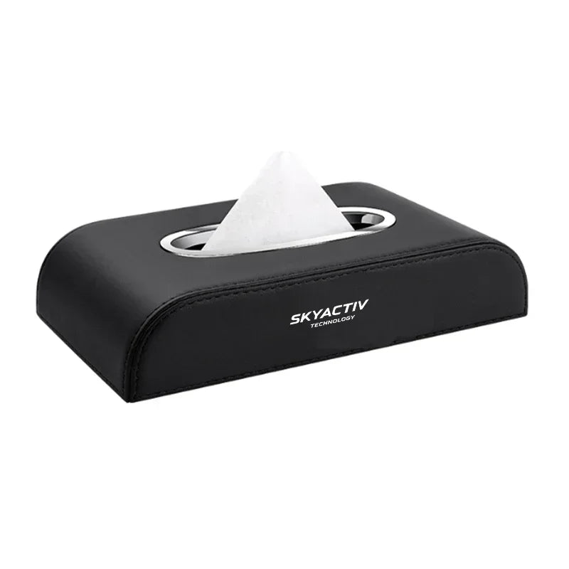 For Mazda 3 CX-5 CX-3 CX-4 CX-7 CX-8 Atenza Axela Skyactiv Car Accessories Tissue Bag Organizer Auto Tissue Boxes