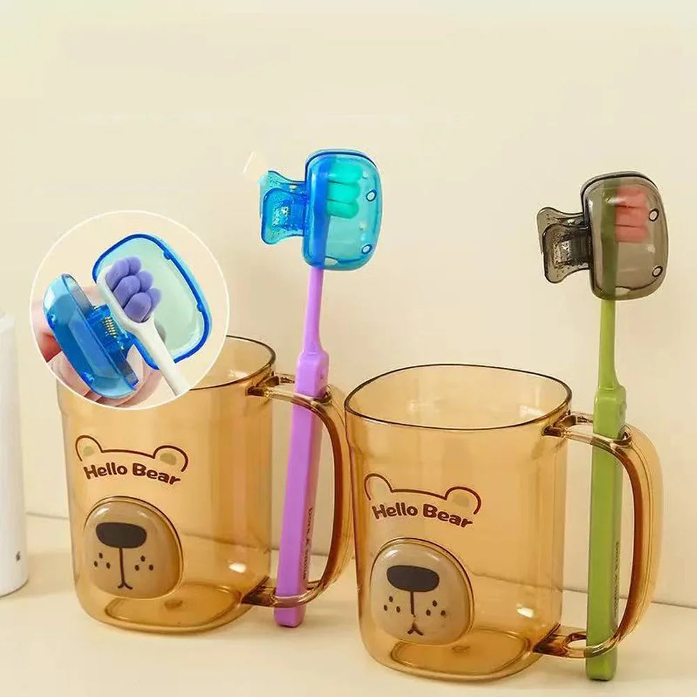 10PCS - Toothbrush Protective Cap - Toothbrush Head Storage Box - Essential for Travel - Affordable and Worth Purchasing