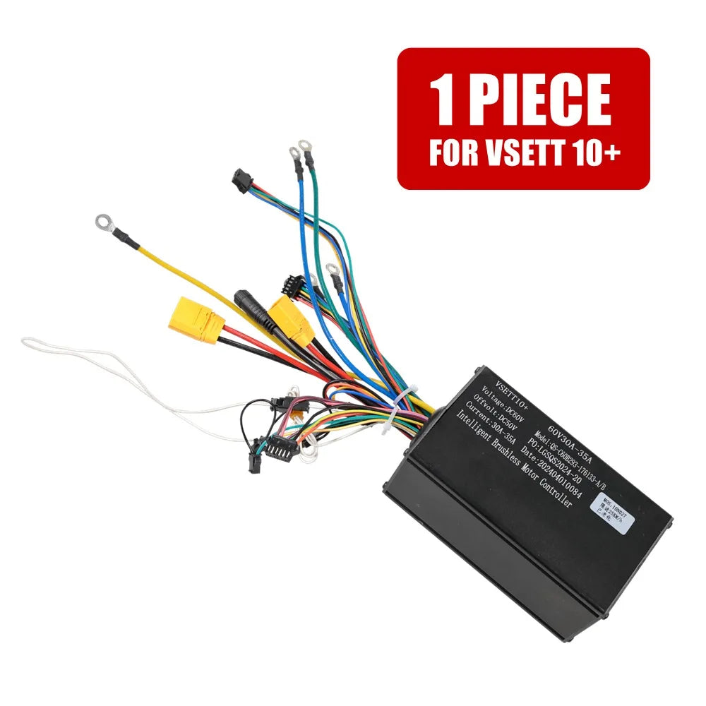 Original VSETT 10+ Intelligent Brushless Controller Only for VSETT 10+ Electric Scooter Integrated 2 in 1 with Hall of Sine Wave