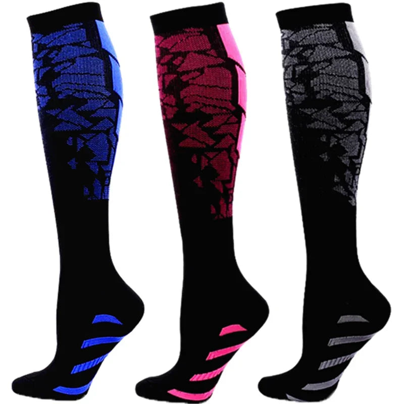 Compression Socks Running Football Sports Medical Nursing Socks for Flight Travel Pregnancy Edema Diabetes Varicose Veins Socks