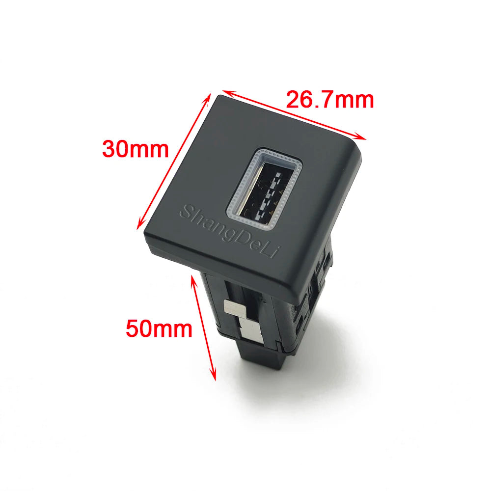 12V/24V Car Dual USB Type C PD Charger Adapter Socket Charging Outlet  Fit for VW  Amarok 11-22 Car Accessories