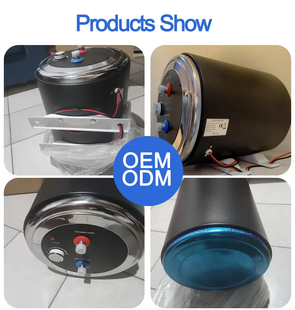 RV 200w Stainless Steel 10l 15l 20l 30l Boat Car Camping Small Caravan Storage Electric Hot 12v Dc Rv Water Heater