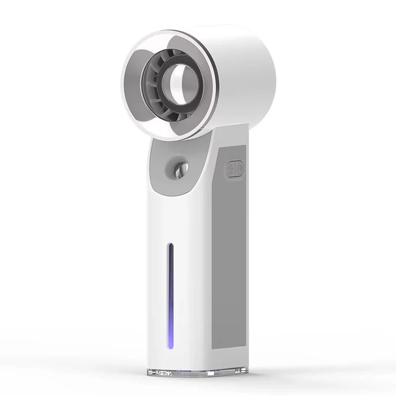 4000mAh USB Rechargeable Misting Handheld Turbo Fan Ice Compress Cooling Spray 샤오미 선풍기 Portable Travel Gadget for Xiaomi