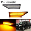 Car LED Front Bumper Side Marker Turn Signal Lights For Honda Pilot 2006 2007 2008 Parking/Driving Lights Fender Flare Lamps 12V