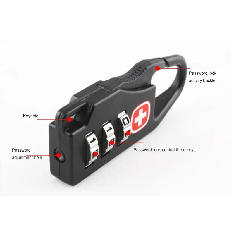 40-1PCS Mini Security Customs Lock Combination Code Number Lock Padlock Password Padlock for Suitcase Drawer Cabinet Luggage Zip