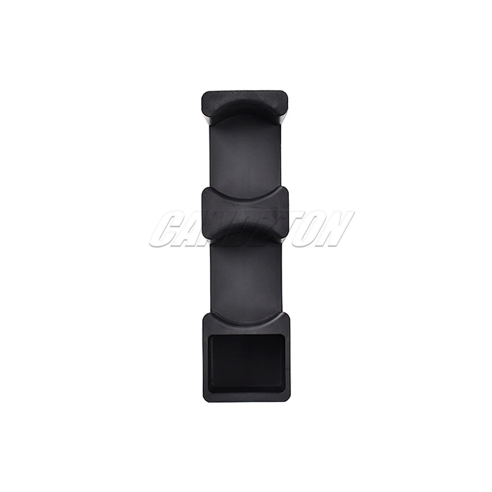 1 Pc New Center Console Storage Box Drink Dual Cup Holder ABS Black For BMW E32 E34 5 7 Series Easy Installation Car Accessories