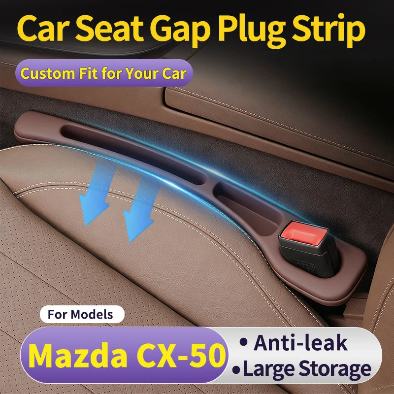 Auto Seat Leak Proof Strip for Mazda CX-50 2026 Seat Gap Plug Safe for Original Car Use Extra Storage Space Car Storage Strip