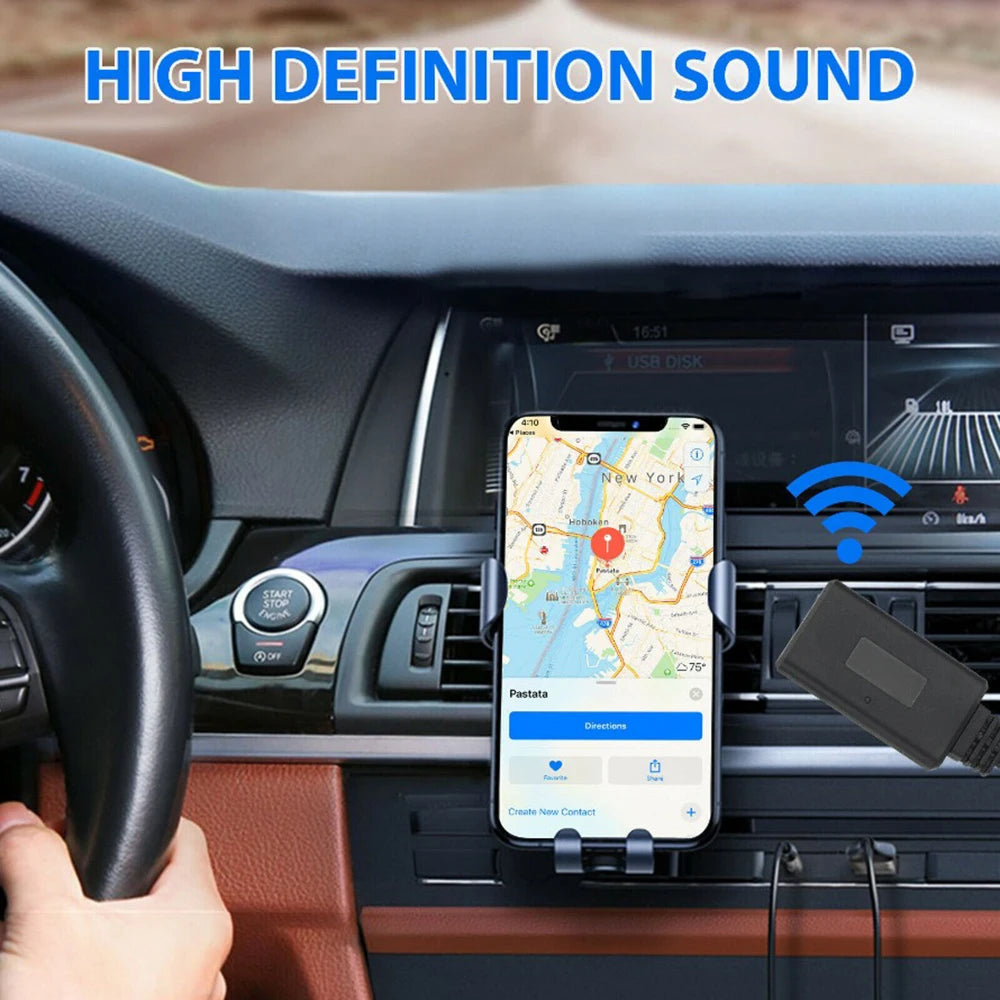 Universal Car Wireless Bluetooth Compatible Receiver USB 3.5Mm Auxiliary Media Bluetooth 5.0 Music Player Audio Cable Adapter