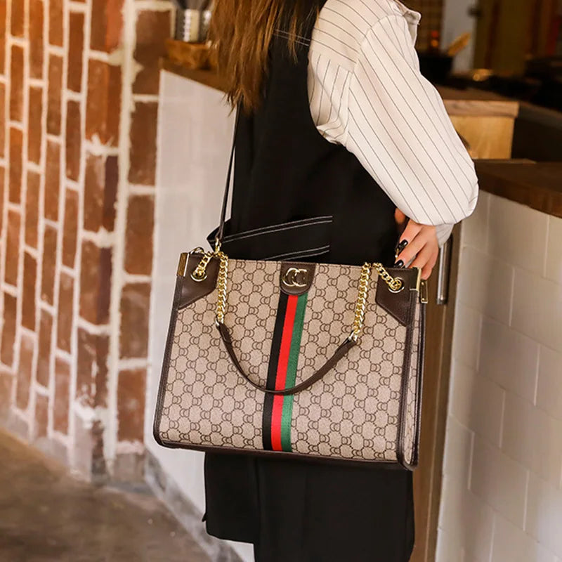 2026 New Luxury Women Handbag High Texture Large Size Shoulder Bag Fashion Commuter Daily Casual Tote Purse