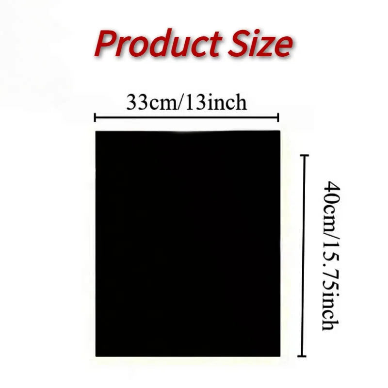 yes1/2/3/4/5PCS Black BBQ Grill Mat Oven Baking BBQ Grill Mat Microwave Bottom Liners Cooking Kitchen Outdoor Picnic Party Tool