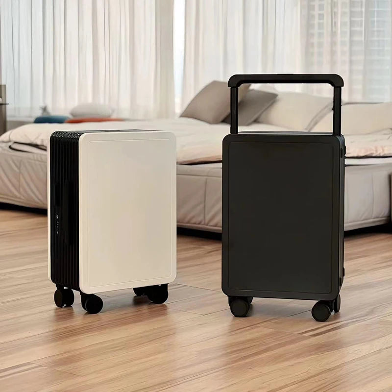 Wide-Handle Luggage Suitcase for Women and Men 20-26 inch Travel Suitcase Cabin Bag Large Capacity Luggage with Smooth Wheels