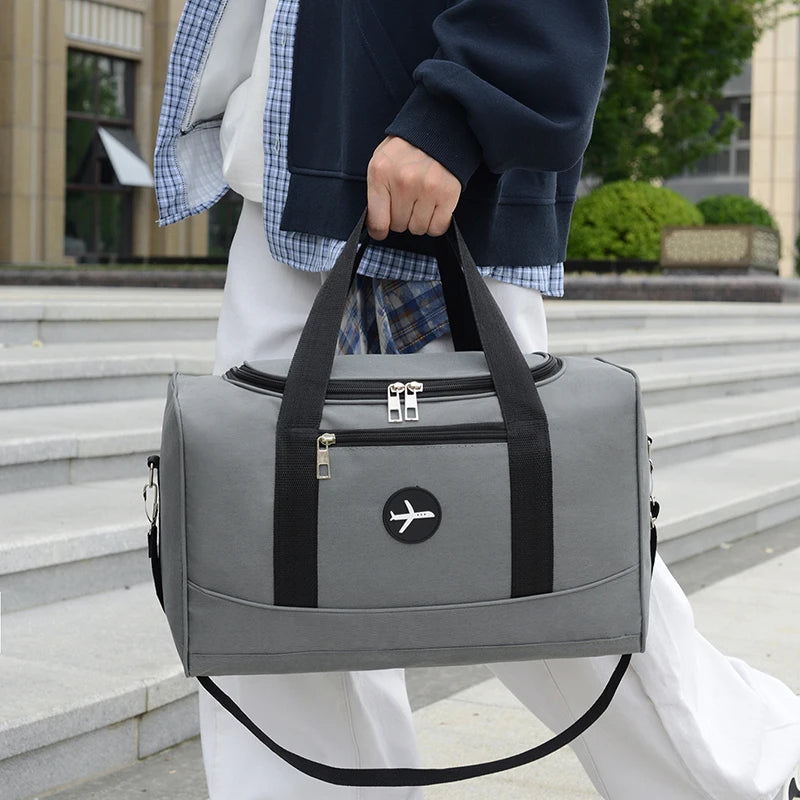 Foldable Storage Travel Bag, Extra-Large Capacity Crossbody Luggage Bag