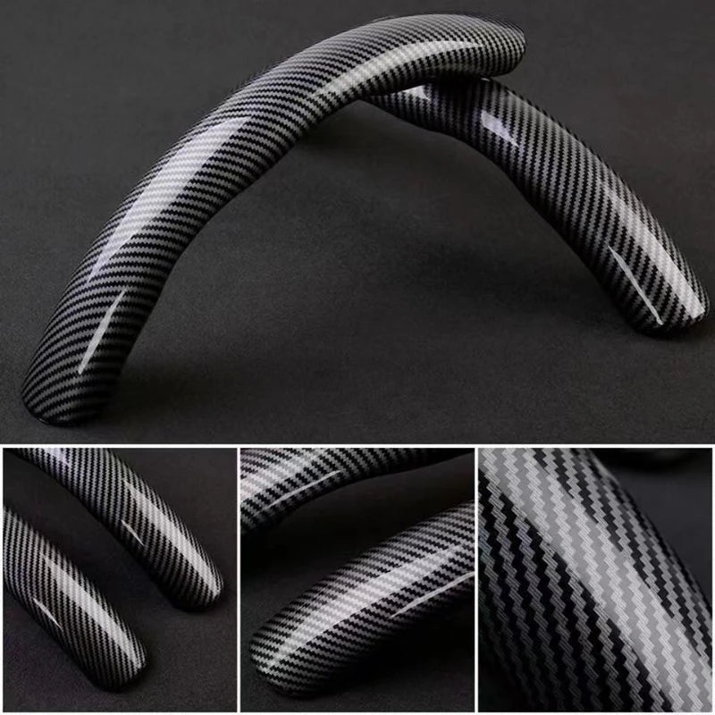 New car steering wheel cover Four Seasons General ultra-thin non-slip water transfer carbon fiber steering wheel cover auto part