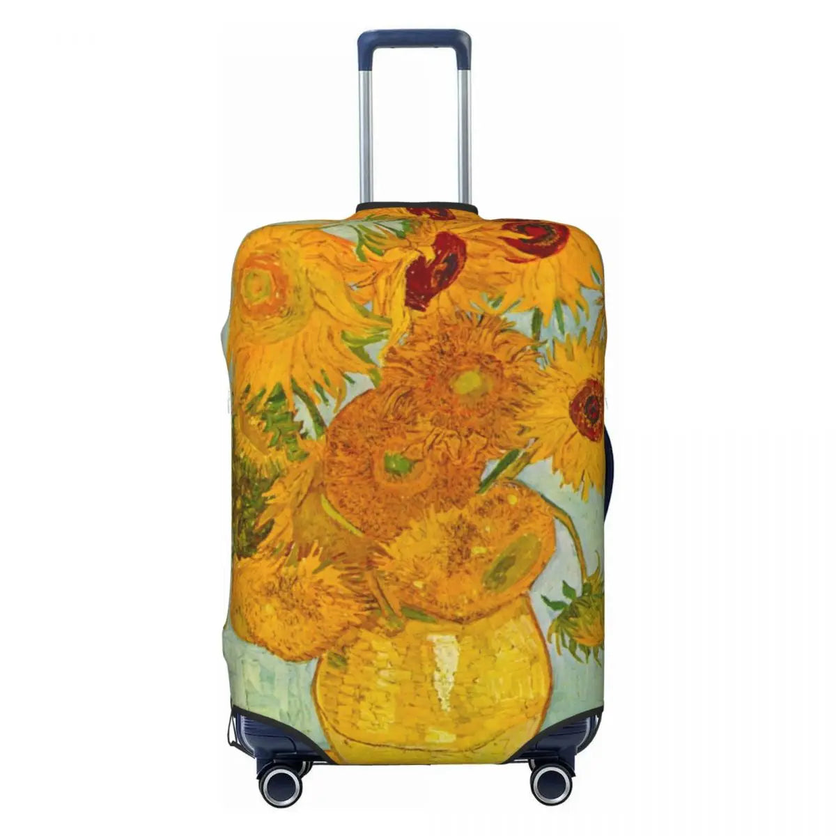 Water Lilies Oil Painting Suitcase Cover Holiday Monet Nature Elastic Luggage Accesories Business Protector