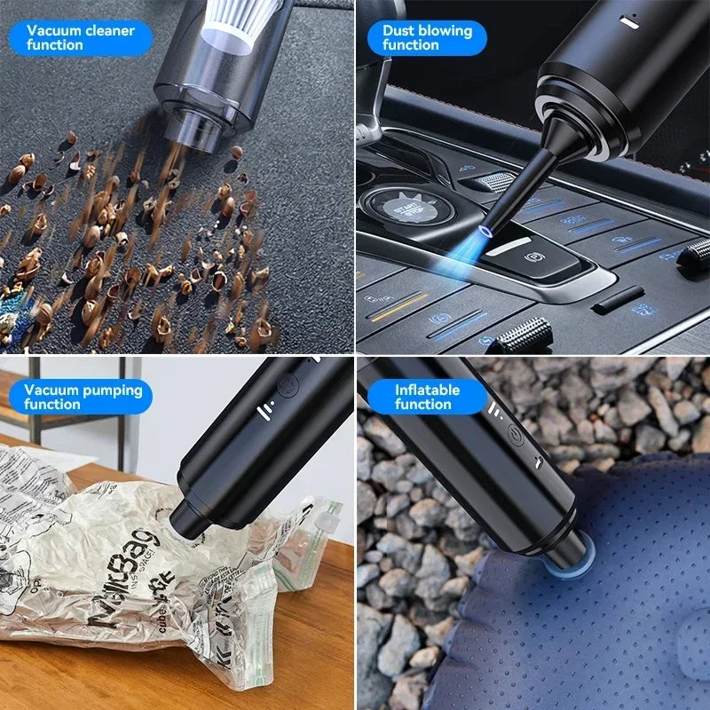 Vacuum Cleaner  Cleaner Cleaning Powerful Suction Handheld Car Vacuum Cleaner Rechargeable for Car and Home Auto Car Vacuum 2026