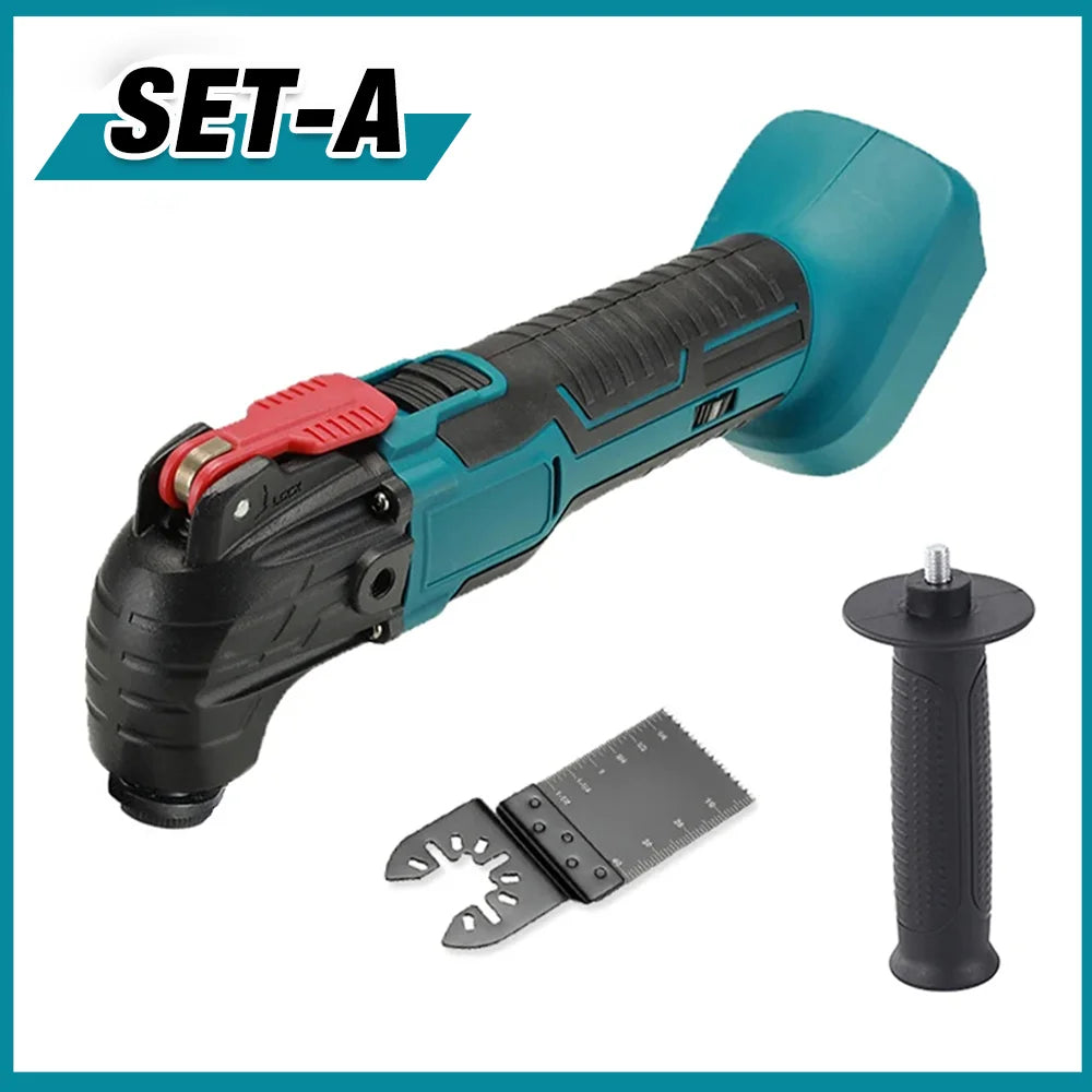 170W Electric Cordless Oscillator, 6-Gear Settings, 5000-20000r/Min, for Sawing/Cutting/Shoveling, For 18V/21V Makita Battery