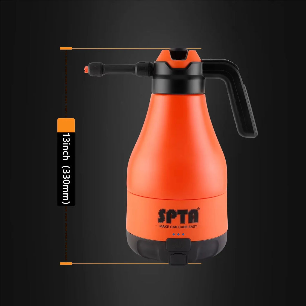 SPTA Cordless Car Wash Sprayer 8.4V 1.8L Foam Spray Special Device Watering Can Manual Pneumatic Corrosion Resistant Acid Alkali