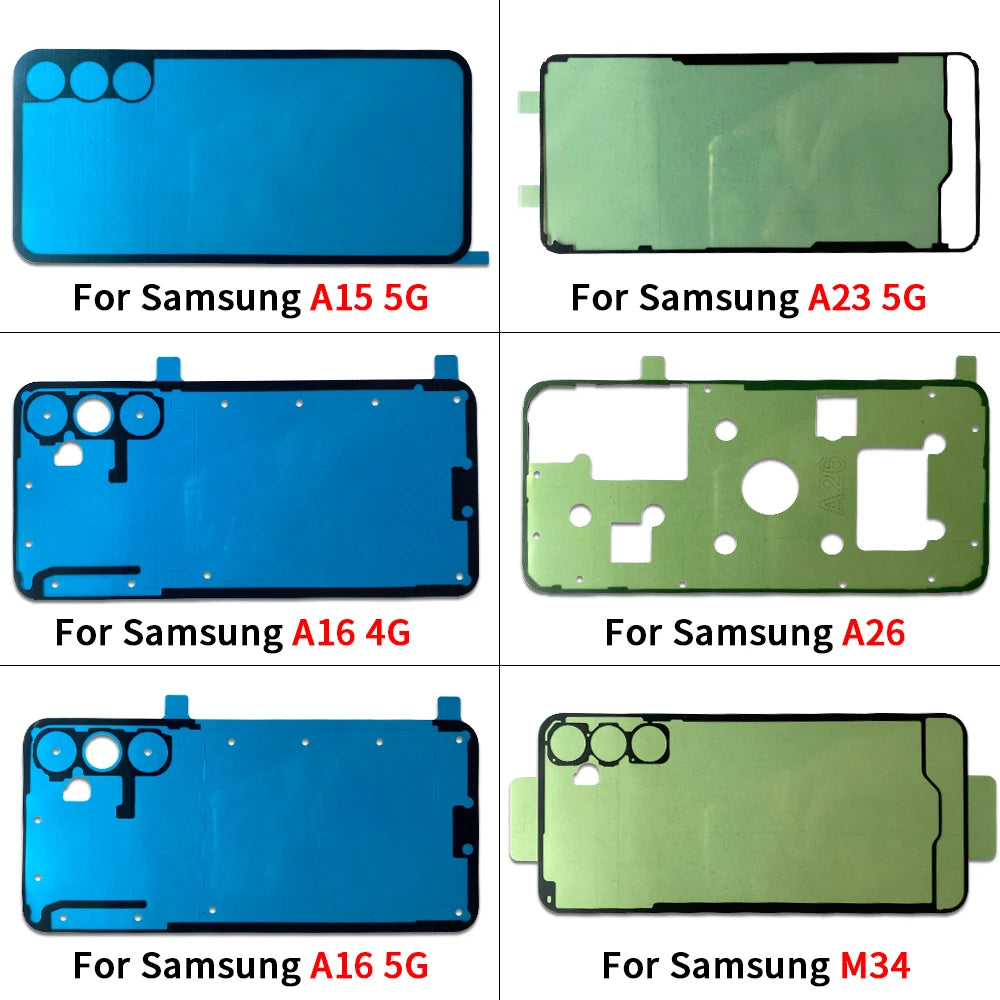 Waterproof Adhesive Sticker Back Housing Case Battery Cover Glue Tape For Samsung A16 4G A23 5G M34 S25 Plus S25 Ultra S26
